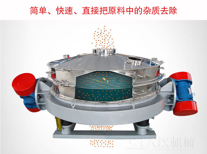 直排篩可用于粉末、顆粒的粗略篩分和除雜